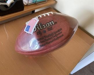 ALT View: Autographed Roger Staubach football       
===> $175