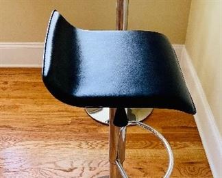 Pair of Airlift Adjustable Faux Leather Stool ===> $100