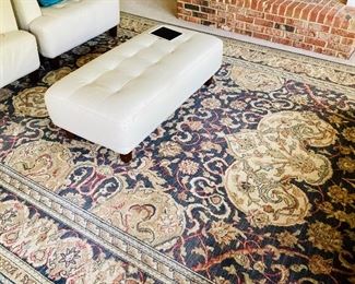 Cream Chateau Ottoman D'ax Massimo                          
===> $ 400/OBO                                                                               
9' 6" x 13' Shaw Rug (Golden Age Collection ca 1999)  ===> $350/OBO