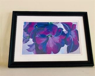 Framed Georgia O'Keefe prints ===> $25