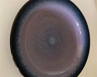 Glass art bowl ===> $40                                                                        Dimensions: 13" diameter