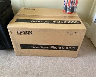 Used (less than 20 times) Epson Stylus Photo R3000 Digital Photo Inkjet Printer ===> $300
