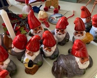 Christmas gnome collection