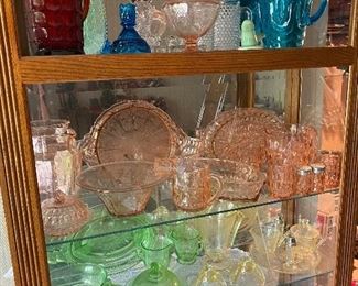 Variety of  glassware