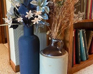 Jug, blue vase