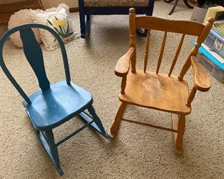 Children's rocking chairs