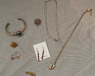 Sterling silver and turquoise, Whiting Davis...