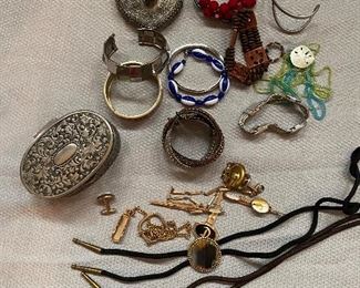 Men's jewelry, bracelets and trinket holders