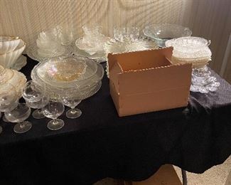 Christmas tree, tea sets, more antique dishes