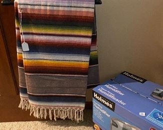 Wool blanket, Holmes humidifier in box