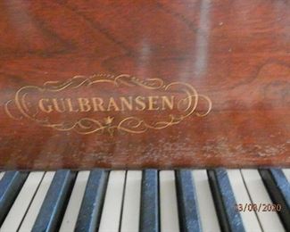 Petite Baby Grand Piano....55" depth.....Gulbransen from 1947.  Ivory keys, beautiful walnut cabinet....see next photos........$3650.00   Owned by same family since new.