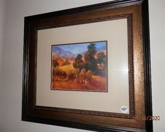 Cool matted and framed print....$40.00