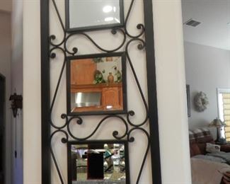 Artistic decorator mirror....mirrors ar beveled..**$35** 