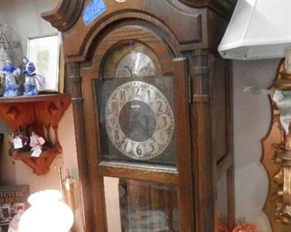 $650.00   Howard Miller "Westminster Chime" Grandfather clock.  Beveled Glass Door.....Always maintained,  keeps perfect time, all chimes work.       ***$ 650.00****  (760) 975-5483   DJ