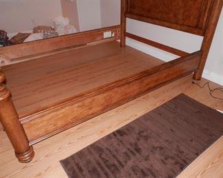 Side rails are also inlaid with burl.....Call CJ (760) 445-8571