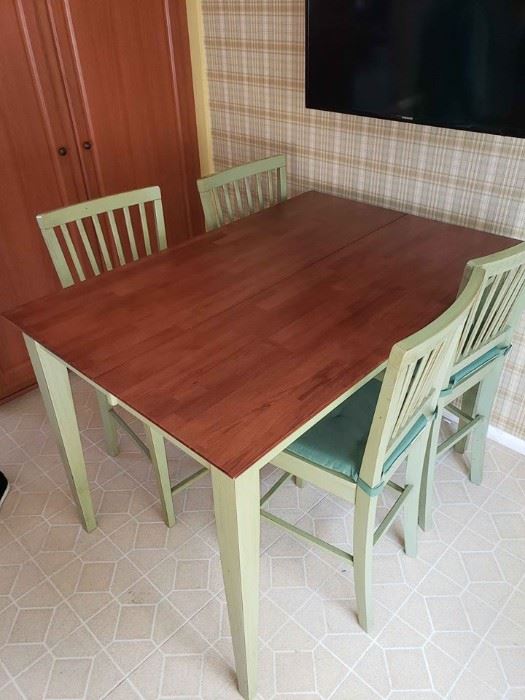 High Table & Chairs - $200