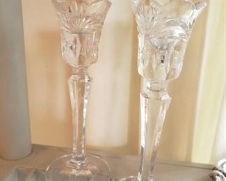 Pair of Crystal Candle Holders $10.00 - Now 75% Off