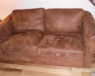 Sleeper sofa brown no rips,tears or stains