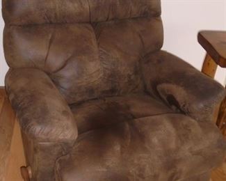 Brown Lazy Boy rocker/recliner no stains, rips or tears