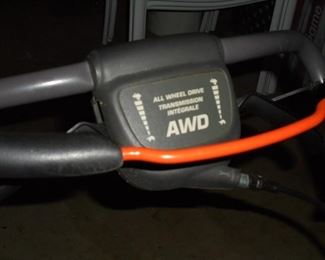 AWD (all wheel drive) Husquarna  mower w/bag