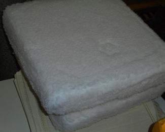 2 lambskin seat cousions