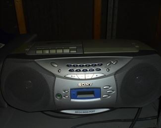 Sony CD/radio/cassette player
