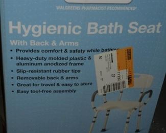 Hygienic bath seat  in box