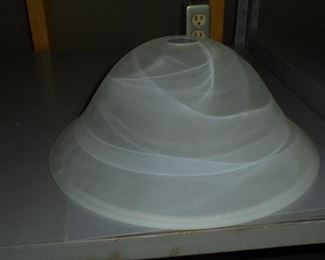 Light fixture globe  not broken or cracked