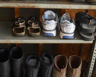 Various work & river shoes