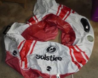 Soltice river tube w/cup holder