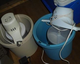 2 electric ice cream freezers