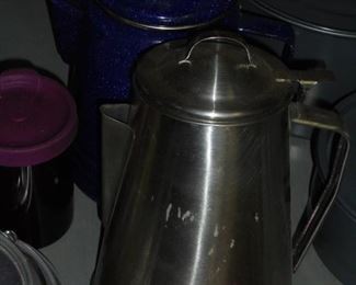 Camp coffee pot