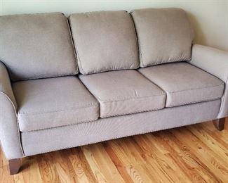 $400 - Smith Brothers Sofa - Earth Tone - 78"x36"x36" (purchased for over $1800) 