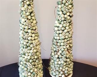 $18/pair - 2 - 30" tall vase home décor 