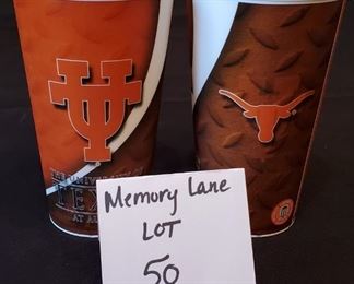 $5/all - 3 University of Texas at Austin Holographic/Lenticular printed Cups (3rd one not pictured but is included) 