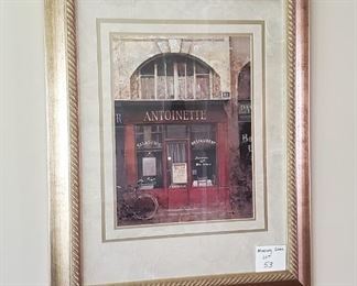 $30 - 25” x 31” Antoinette Print
