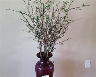 $30 - 26" tin vase with battery operated lights 