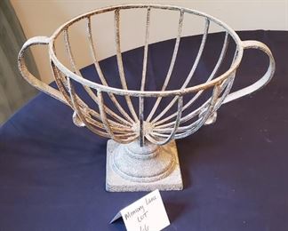 $15 - Large metal home decor (thick metal and not lightweight) App. 17" across & 10 1/4" tall 