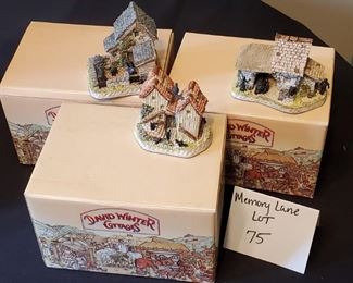 $30/all - 3 David Winters Cottages - The Shires - 'Yorkshire Sheep Fold', 'Berkshire milking byre' & 'Hampshire hutches. All come with original boxes and COA's. 