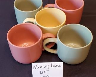 $2/all - Set of 5 coffee cups (no brand) 