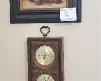$10/both - Print 15"X13" & weather station 21" Tall