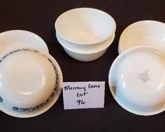 $5/all - 9 Corelle 5.5" Fruit bowls & 2 ice cream bowls