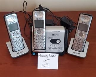 $10 - Set of 4 AT&T cordless phones (4th one found after pictures taken)