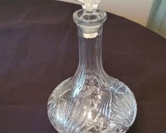 $18 - 13" Crystal Decanter