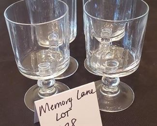 $2 - Set of 4 glasses 5.5" tall