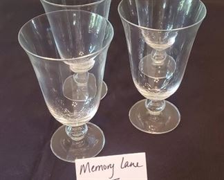 $2 - 4 6.5" water goblets