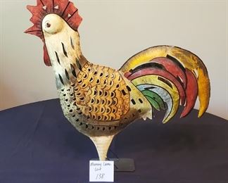 $35 - 22" tall x 23" long x 4" wide Metal Rooster