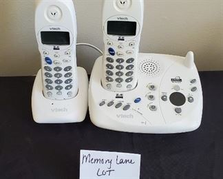 $6 - 2 V-tech cordless phones