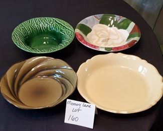 $8 - 3 bowls and a pie dish
