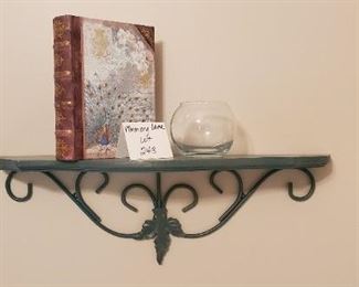 $10 - 23" long wall shelf and home decor